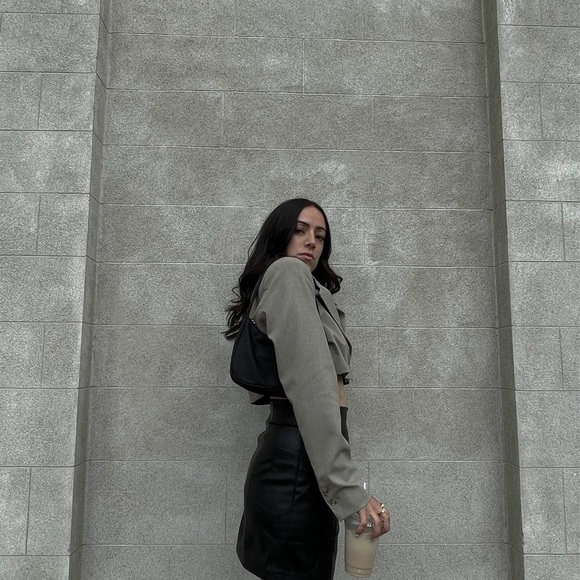 Zara Faux Leather Skirt - Picture 5 of 5